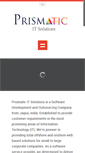 Mobile Screenshot of prismaticitsolutions.com