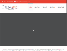Tablet Screenshot of prismaticitsolutions.com